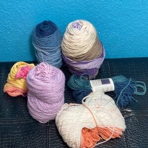 LEFTOVER CAKES 🎂 362g / 13.1 ounces MultiColor and Baby through DK Yarn Weights